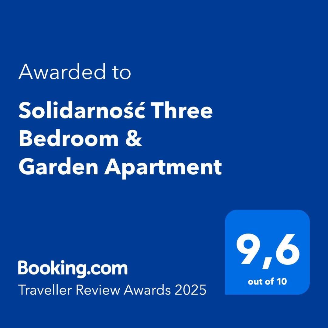 Solidarnosc Three Bedrooms & Garden Apartment Gdańsk Exteriör bild